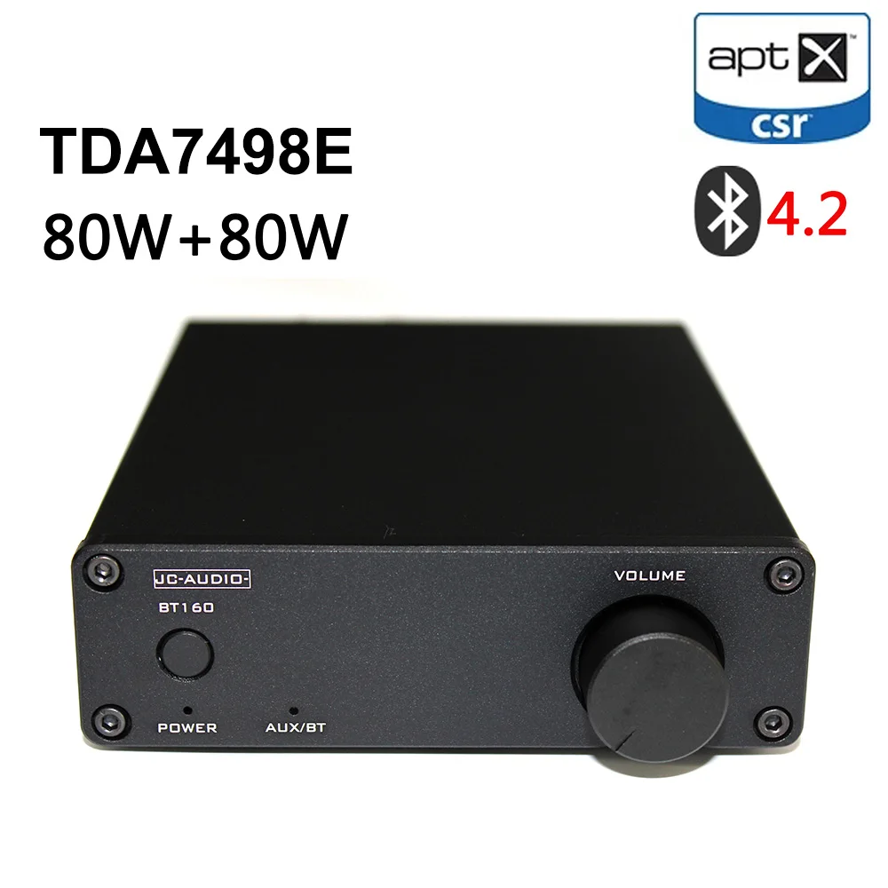 Lusya CSR64215 Bluetooth 4 2 TDA7498E 0 высокая мощность 80 Вт * HIFI усилитель плата класса D T0533 |