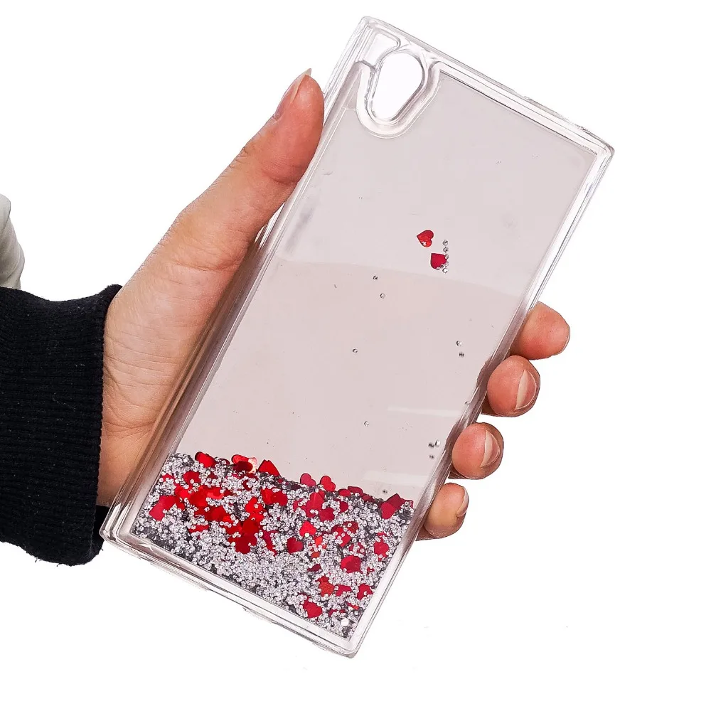 Для sony Xperia L1 чехол G3311 G3312 G3313 класса люкс динамичный жидкий песок Сияющий Блеск