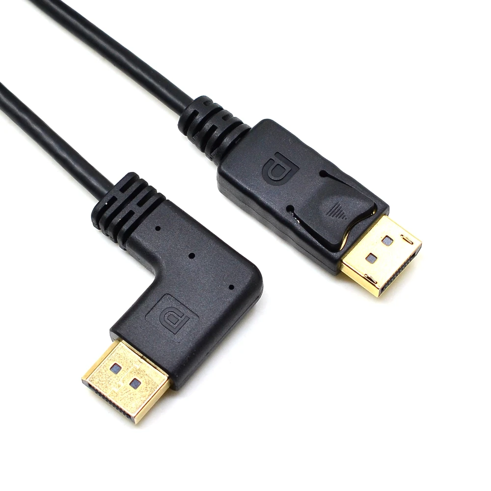 Кабель DisplayPort 4K @ 60 Гц 2K 165 DP ++ высокоскоростной кабель штырь вверх и вниз влево