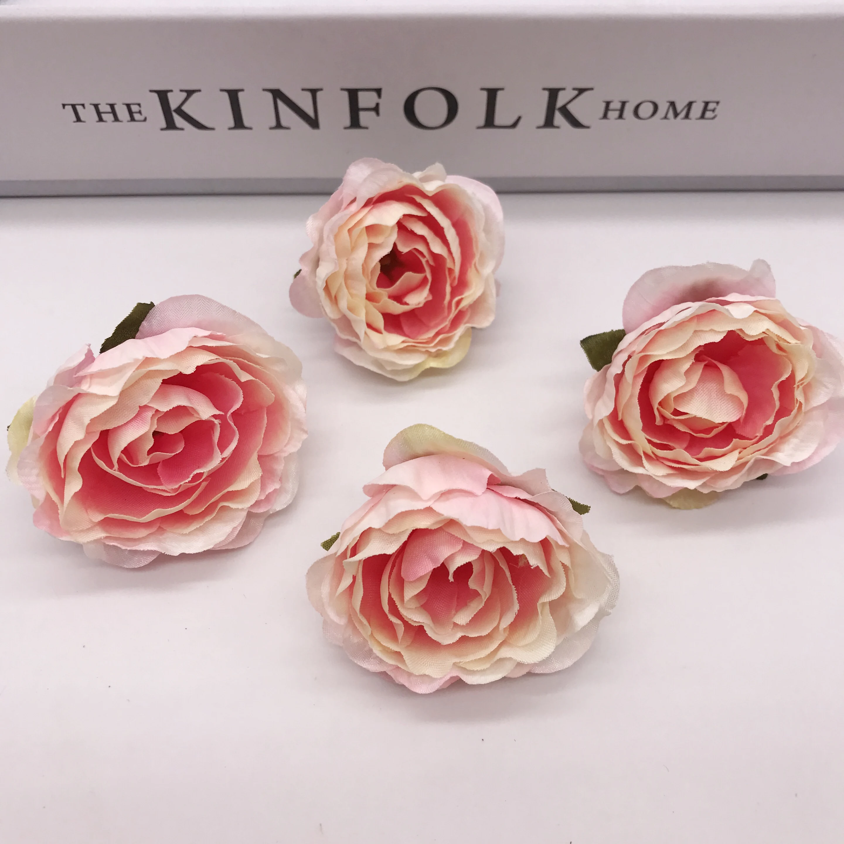 10pieces 4.5cm Artificial Peony flower heads Fall Vivid silk Fake Flowers For Home Wedding Decoration DIY Decorative | Дом и сад