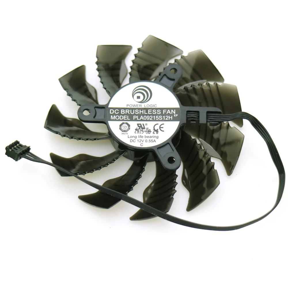 PLA09215B12H PLA09215S12H 12V 0.55A 86 мм 4Pin VGA вентилятор для Gigabyte N970 N980 GTX970 GTX960 мини itx Графика