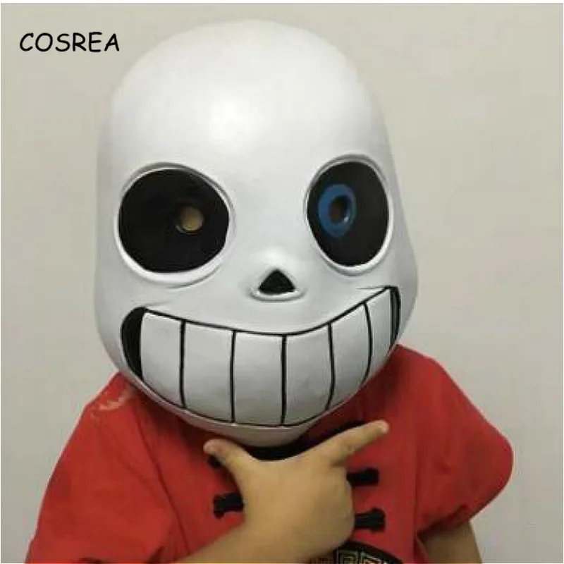 Костюм для косплея Undertale Sans толстовки латексная маска комплект из 2 предметов