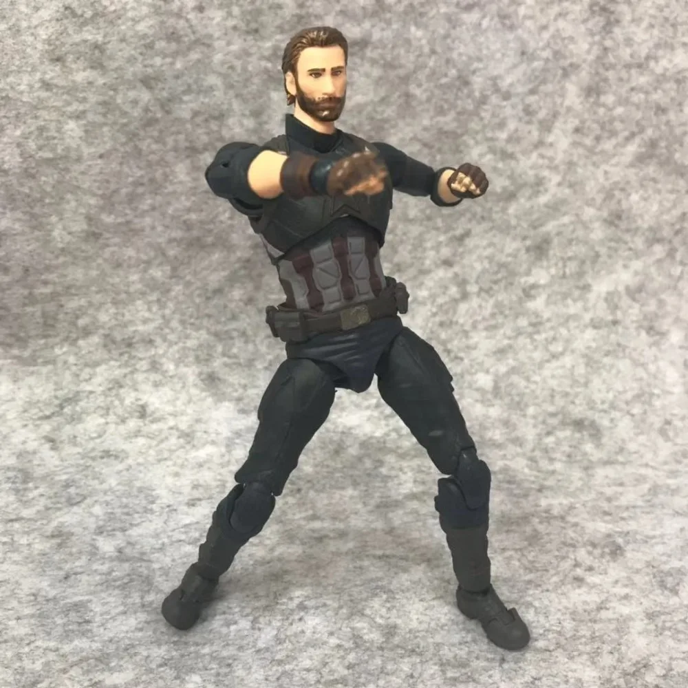 Капитан Америка T amashii effeext Explosion ПВХ фигурка модель игрушки Brinquedos|Игровые фигурки