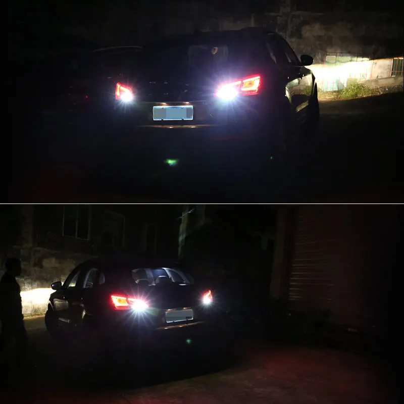 Комплект из 2 предметов белая T10 25W 168 921 XBD чипы светодиодный Обратный DRL светильник