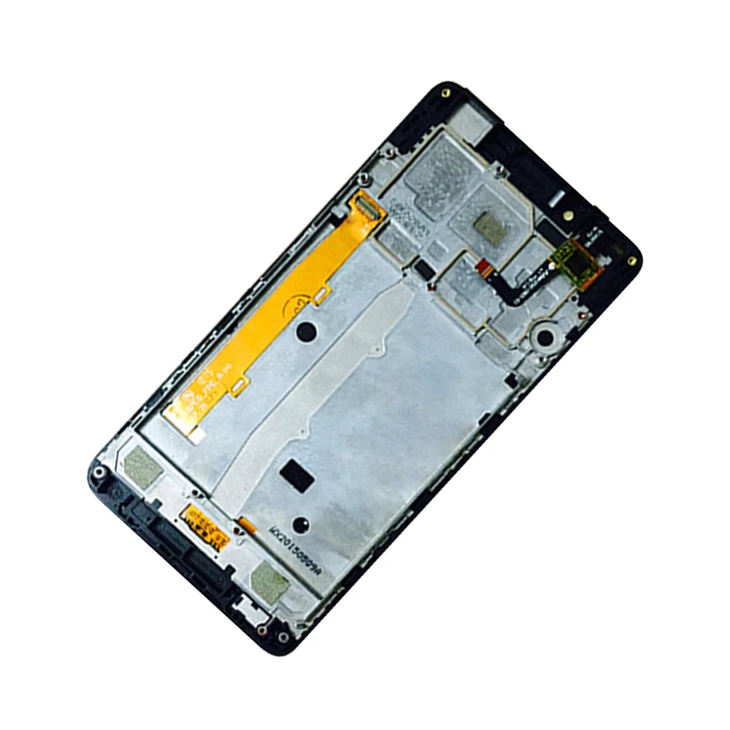 Для 5," lenovo A6010 ЖК-дисплей кодирующий преобразователь сенсорного экрана в сборе с рамкой запасные части для lenovo A6010 дисплей 1280x720