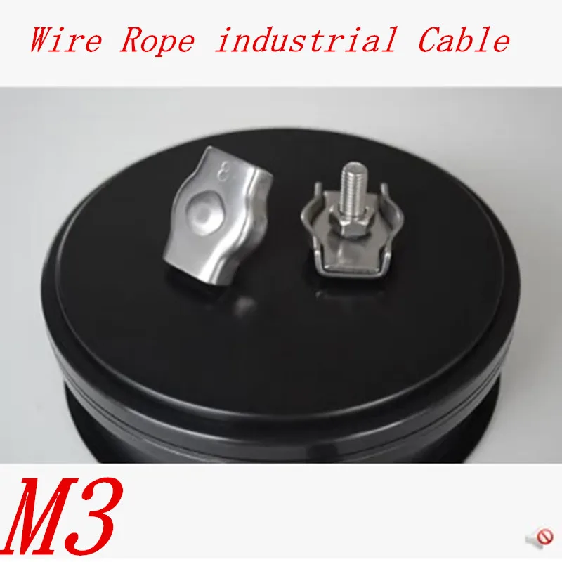 

10 шт., зажим для троса 3 мм m3 304