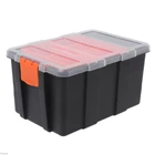Металлическая коробка, прозрачный многофункциональный органайзер для хранения инструментов, чехол, пластиковый органайзер Damom