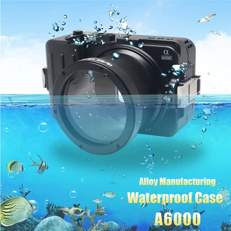 Mcoplus водостойкий Чехол для камеры Sony a6000 100 м/325ft Сплав производства подводный