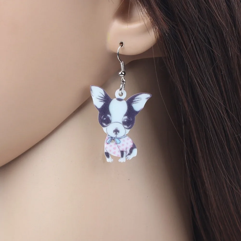 Бренд Newei акриловые чихуахуа ожерелье серьги ювелирные наборы чокер воротник