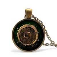 coin necklace glass art pendant coin picture necklace steampunk new chain jewelry gift men women boy necklaces