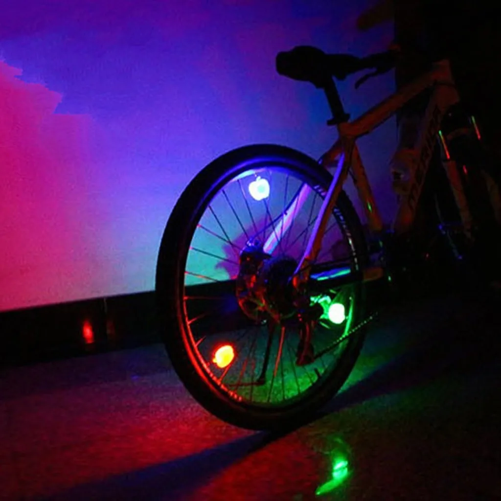 Высокое качество велосипед свет велосипедный спицевый провод шины Силиконовые