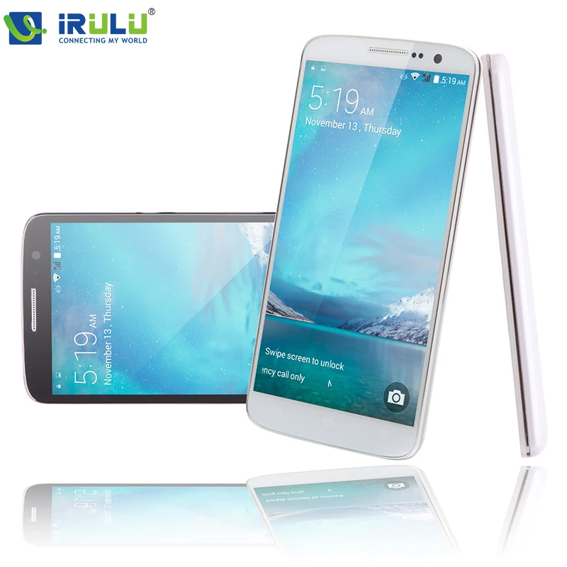 IRULU бренд U2 5 0 &quot4 ядра Android 4 смартфон MTK6582 8 ГБ Dual SIM QHD ЖК дисплей двойной CAM 13MP