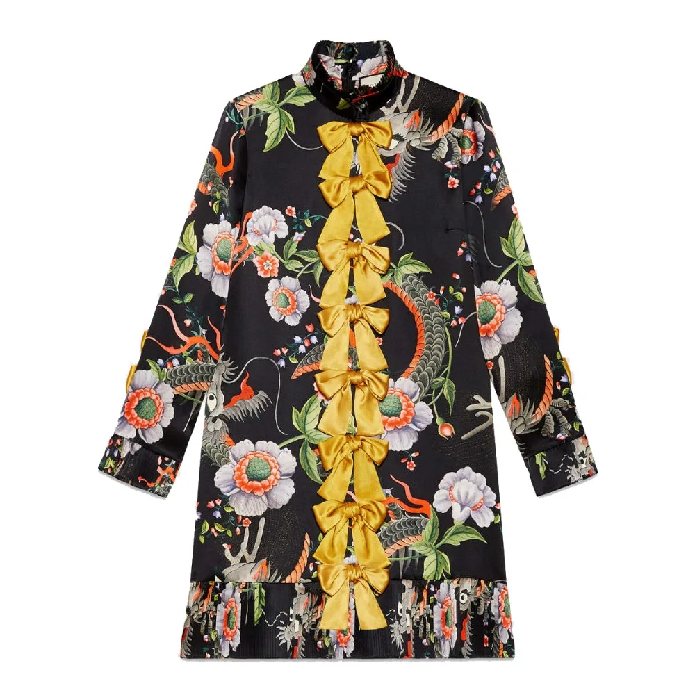 Женское модельное дизайнерское платье большого размера новое модное с цветочным