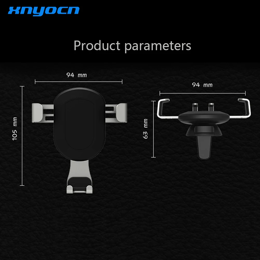 Автомобильный держатель для мобильного телефона Xnyocn Gravity с креплением на