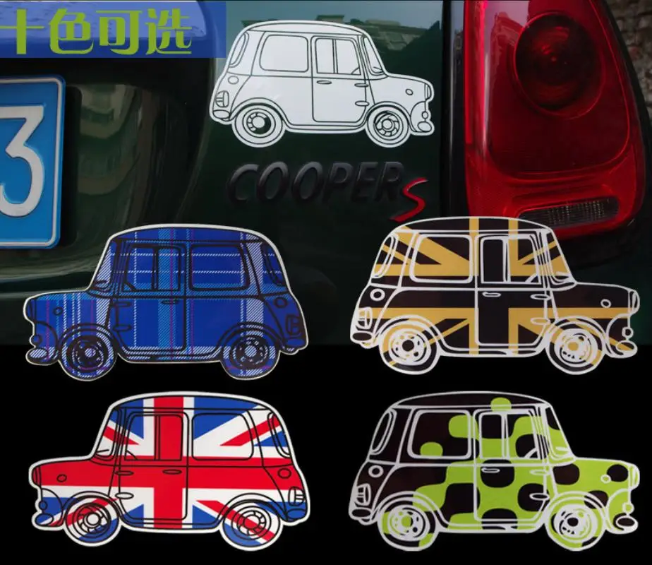 Наклейка с эмблемой наклейка флагом Великобритании для Mini Cooper Countryman Clubman F55 F56 R55 R56