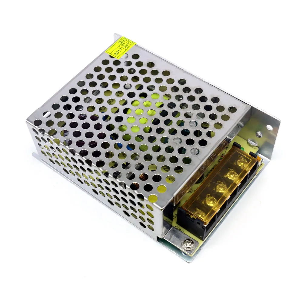 Небольшой преобразователь напряжения с железной оболочкой Источник питания переменного тока в постоянный ток 24 В 3 А 72 Вт светильник световой ленты