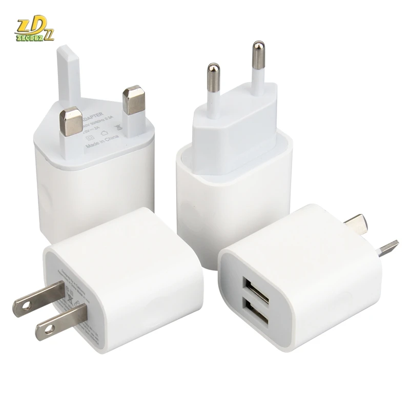 

Зарядное устройство для сотового телефона, 2USB-порта, 5 В, 2 А, 100 шт.