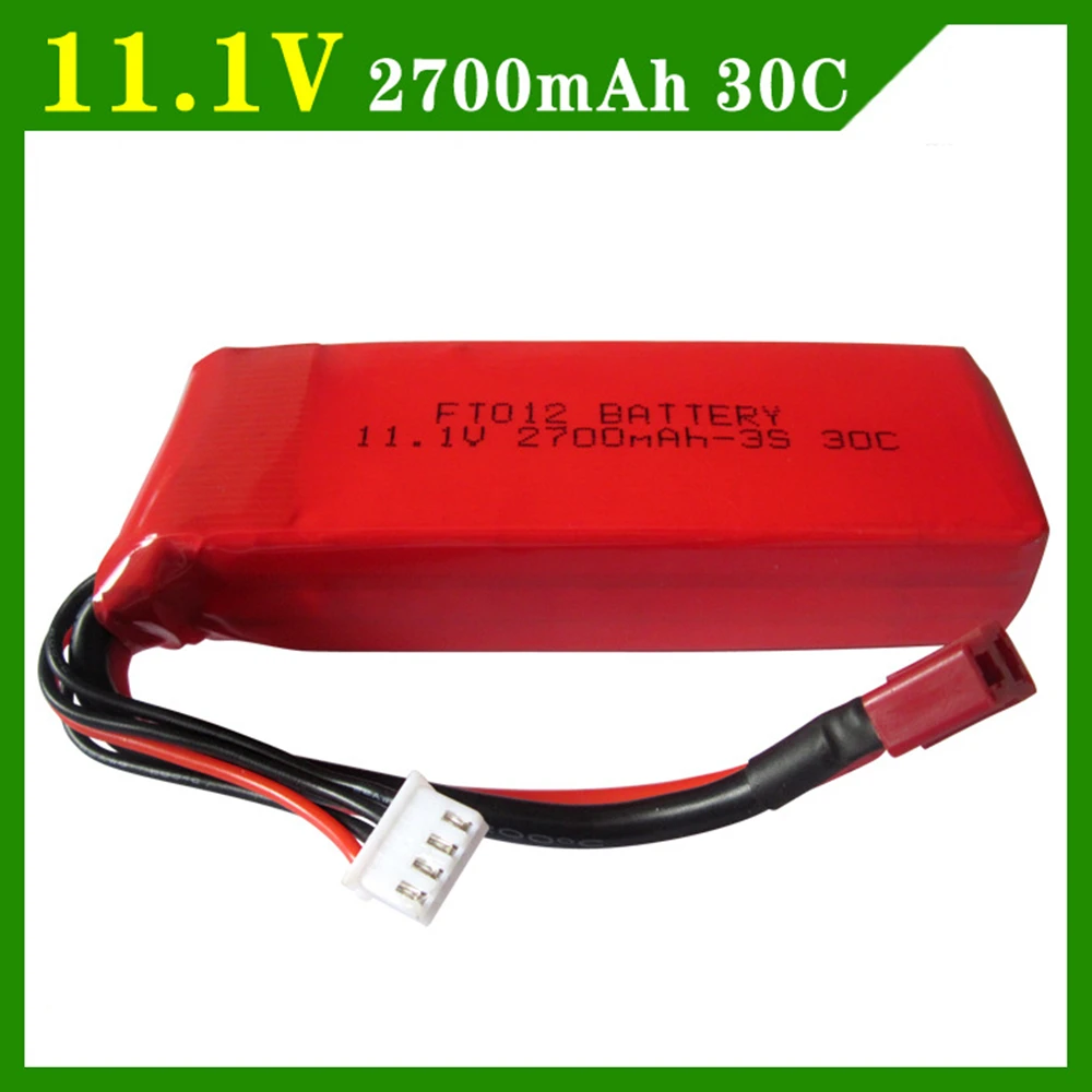 11 1 В 2700 мАч 3S Lipo batery маховик FT012 батарея лодка Huanqi 734 дистанционное управление