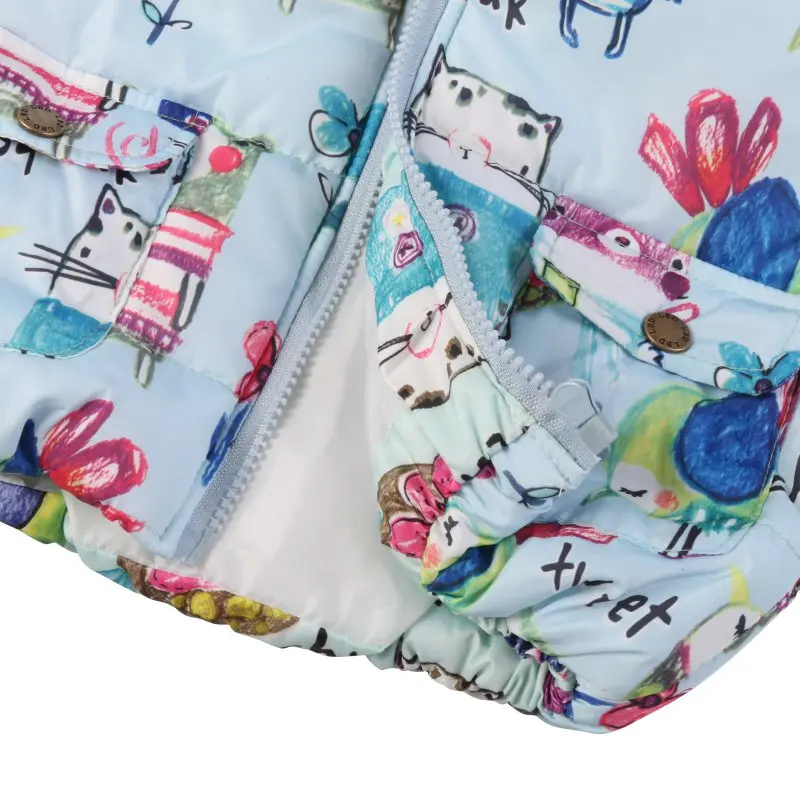 

Hooded Child Waistcoat Children Outerwear Winter Coats Kids Clothes Warm Cotton Baby Boys Girls Vest For Age 1-6 Years Old