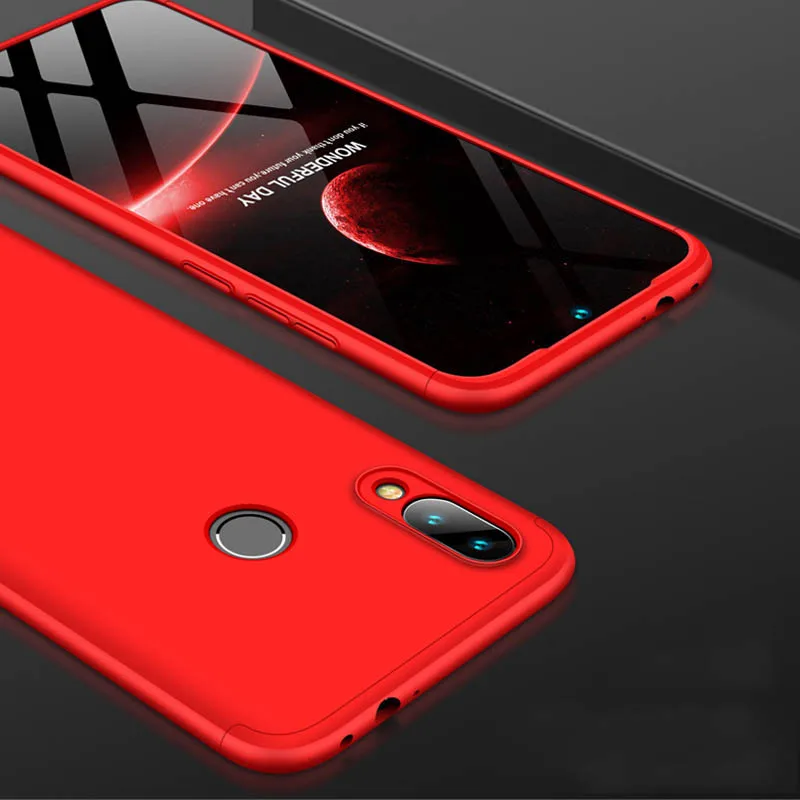 GKK Case for Xiaomi Redmi Note 7 360 Full Cover Phone Cases For note7 Fundas Shockproof Slim Matte Hard PC |