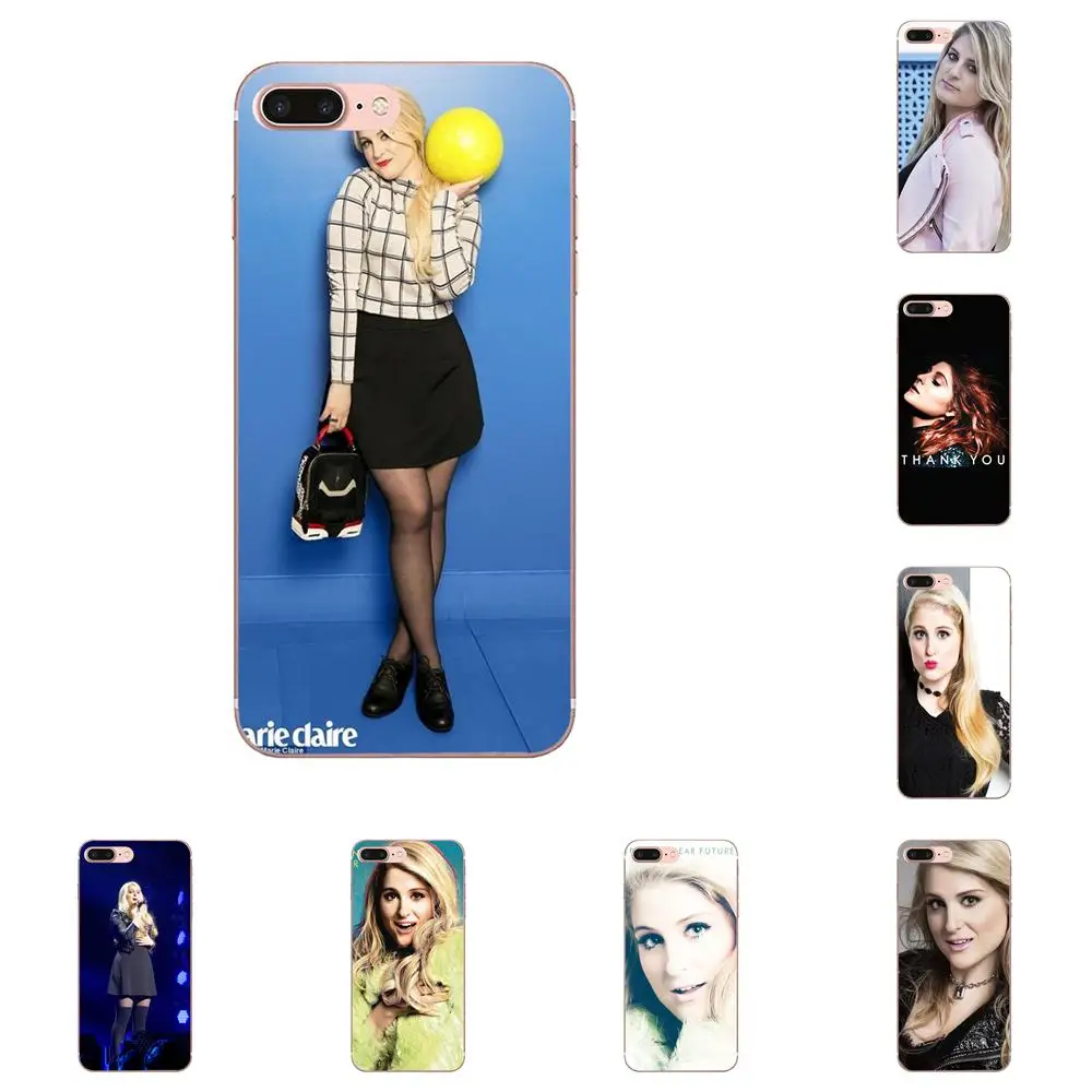 Мягкий черный чехол из ТПУ для телефона Meghan Trainor Samsung Galaxy Note 5 8 9 S3 S4 S5 S6 S7 S8 S9 S10 mini Edge