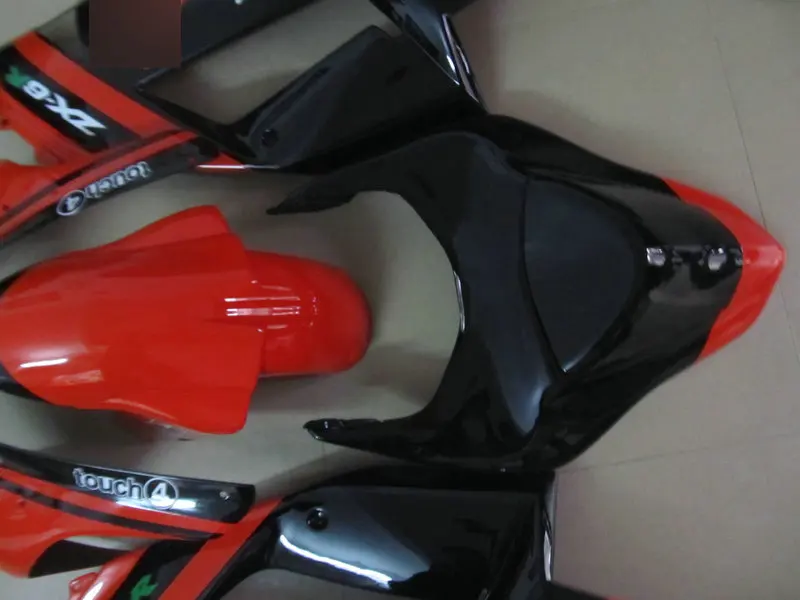 Комплект обтекателей для мотоцикла KAWASAKI Ninja ZX6R 636 07 08 ZX 6R 2007 2008 ABS Горячий красный