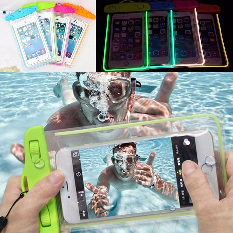 Universal Swim Waterproof Underwater Phone Pouch Bag Case Cover For iPhone Samsung Xiaomi Huawei Cell | Мобильные телефоны и