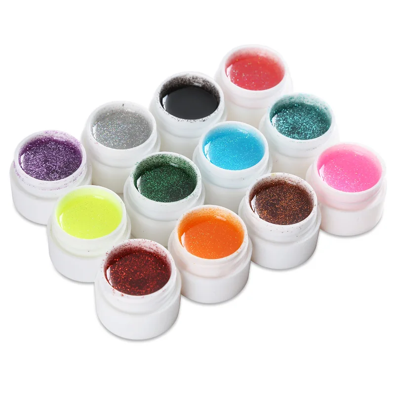36 Solid color 5 мл УФ гель DIY украшения для ногтей Советы Цвет маникюр лак расширение |
