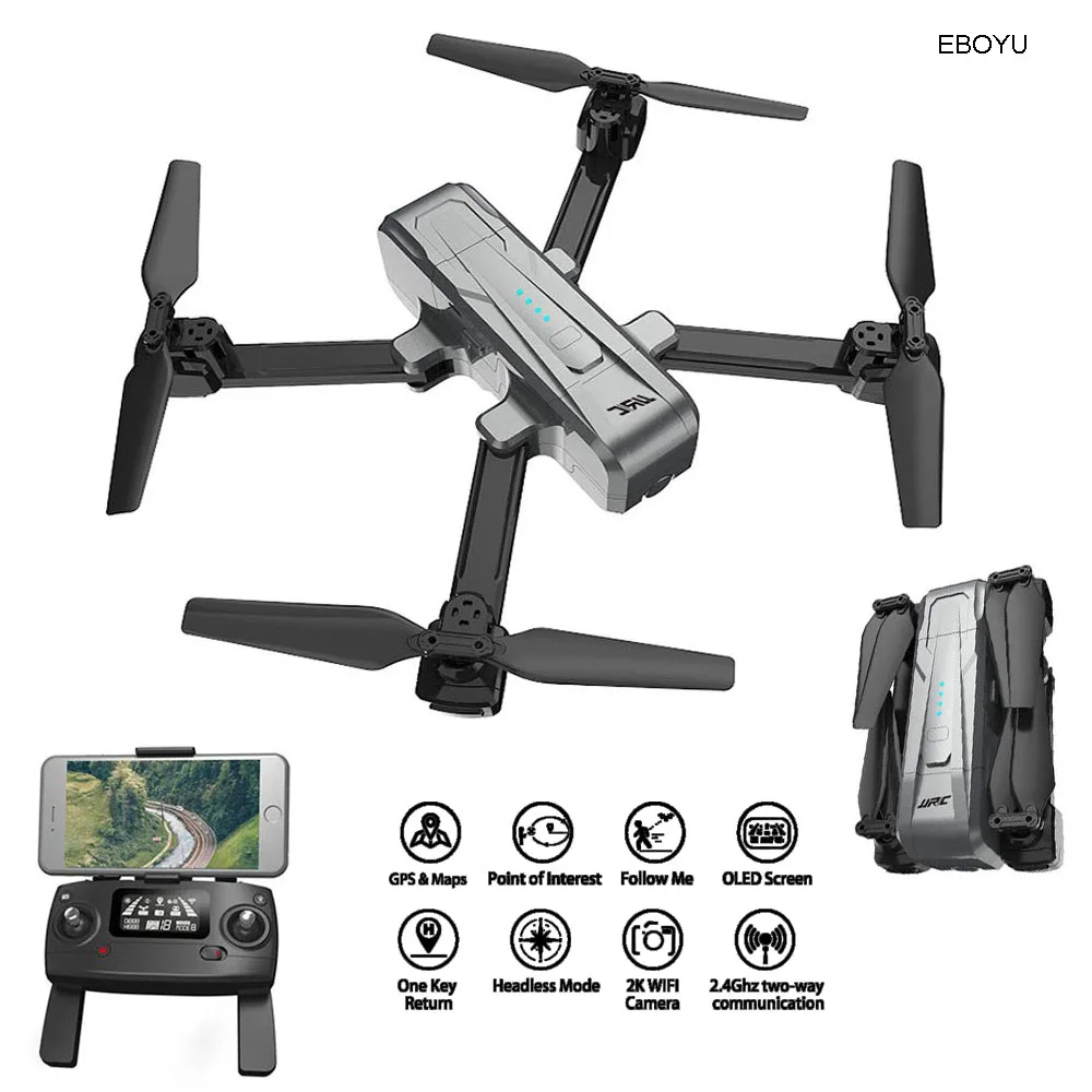 JJRC H73 gps Радиоуправляемый Дрон w/ESC 2K HD камера 5G WiFi FPV Дрон следуем за мной оптический поток позиционирования высота удержания складной Квадрокоптер