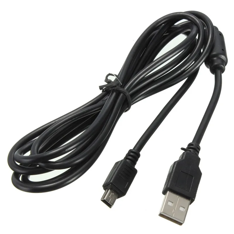 1,8 м Зарядное устройство USB зарядный кабель, шнур для sony Playstation 3 для PS3 контроллер аксессуары черный