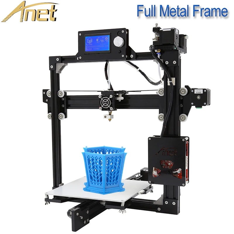 2018 дешевые 3D принтеры Anet A2 DIY принтер комплект с автоматическим выравнивающим