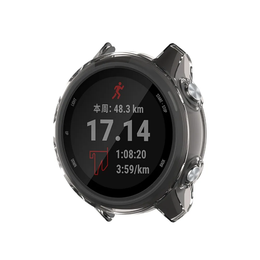 ТПУ защитный чехол для Garmin Forerunner 245M 245 Защитный чехол оболочка Смарт часы браслет Цветной защитный чехол