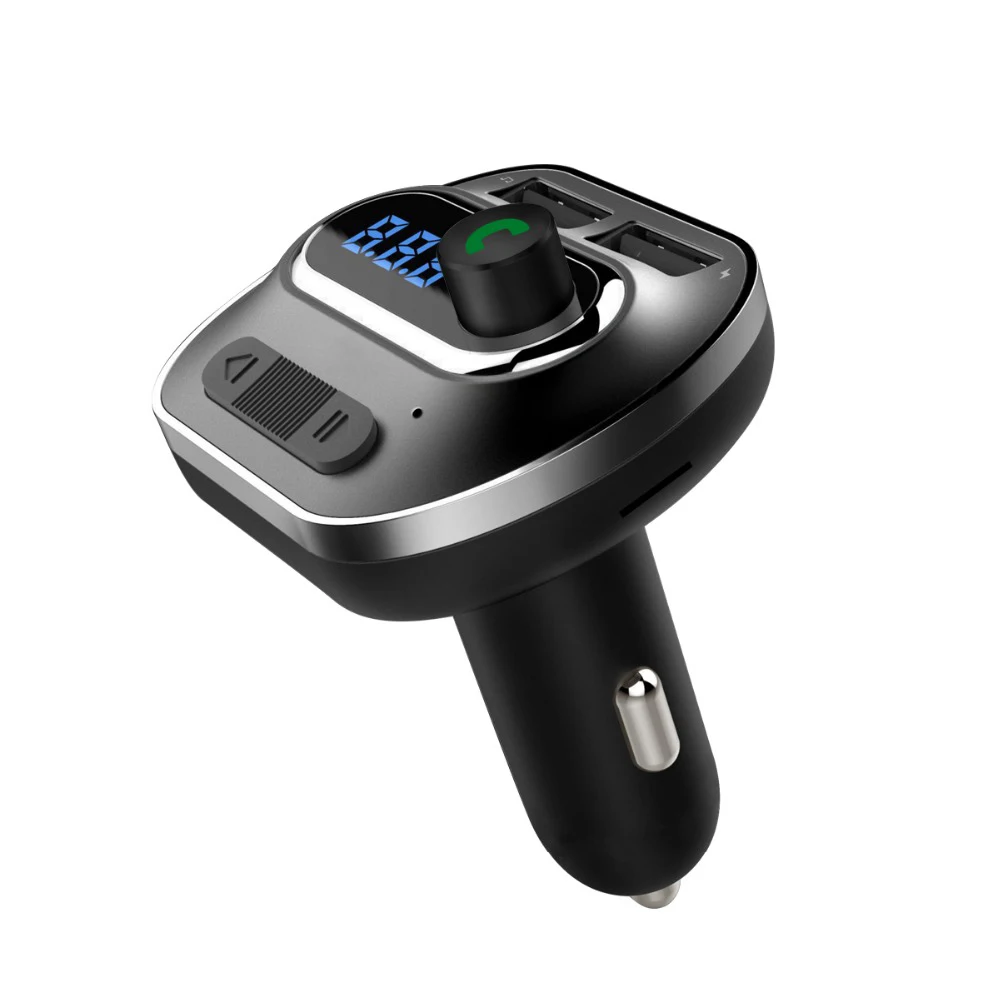 Автомобильный комплект беспроводной Bluetooth FM-передатчик USB зарядное устройство AUX