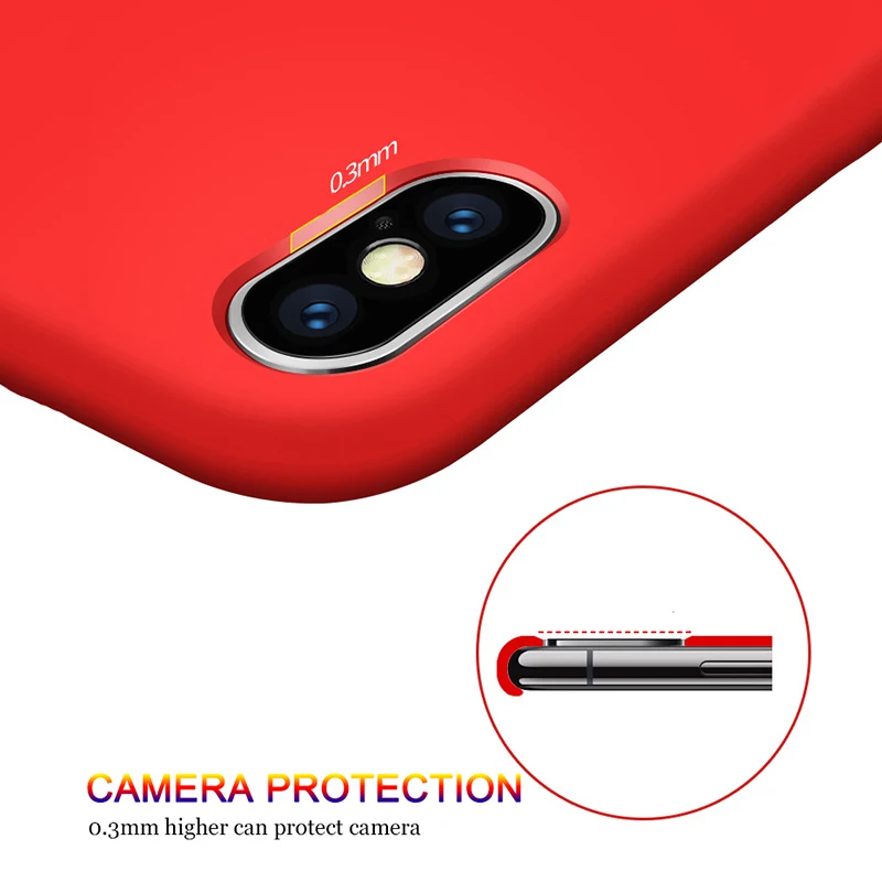 Официальные силиконовые чехлы для iPhone 7Plus 6 6S 7 8 Plus с логотипом силиконовый чехол для iPhone 10 X XR XS Max в розничной упаковке