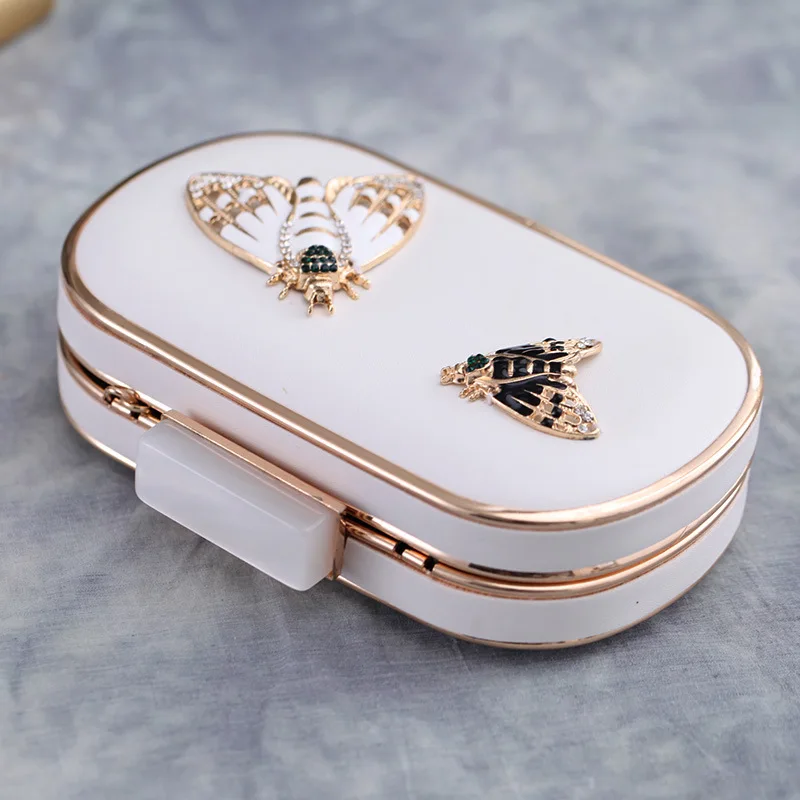 Bamboo Charm 2018 Модный женский вечерний клатч из искусственной кожи Сумка с бабочкой и