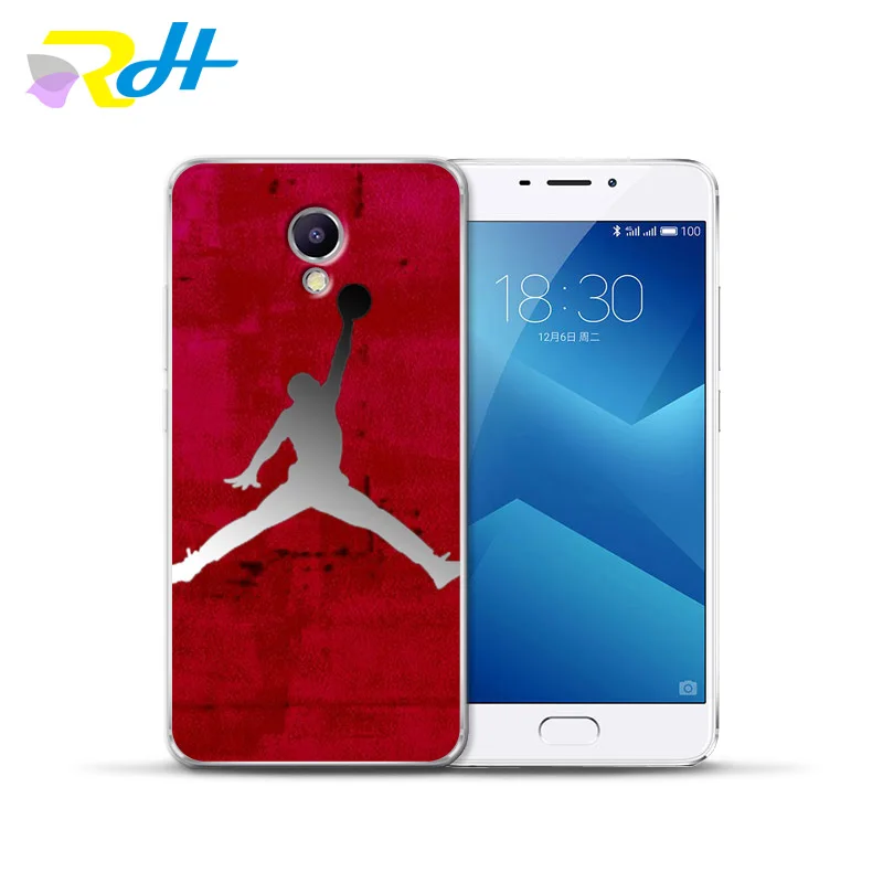 Крышка чехол для Meizu U10 U20 M5 Примечание M5C M3C Pro 6 M3S Max M5S M6 M3 Корпус Jordan из ТПУ телефона