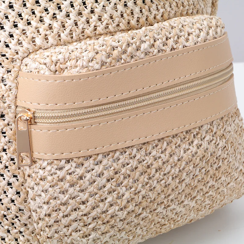 New Handmade Knit Women Beach Backpack Summer Travel Large Laptop School Teens Girls Adjustable Strap | Багаж и сумки