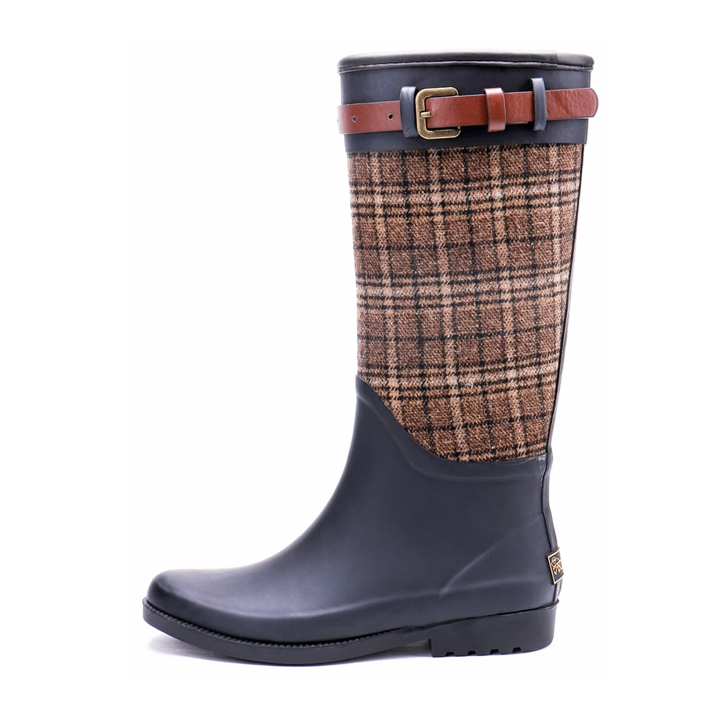 TONGPU женские длинные резиновые сапоги 242 543|designer rain boots|fashion bootsrain boots |