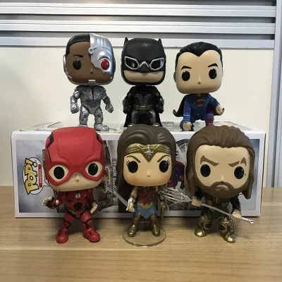 FUNKO POP Justice League Аквамен и Бэтмен супер герой Wonder women ПВХ фигурка игрушки | Игрушки