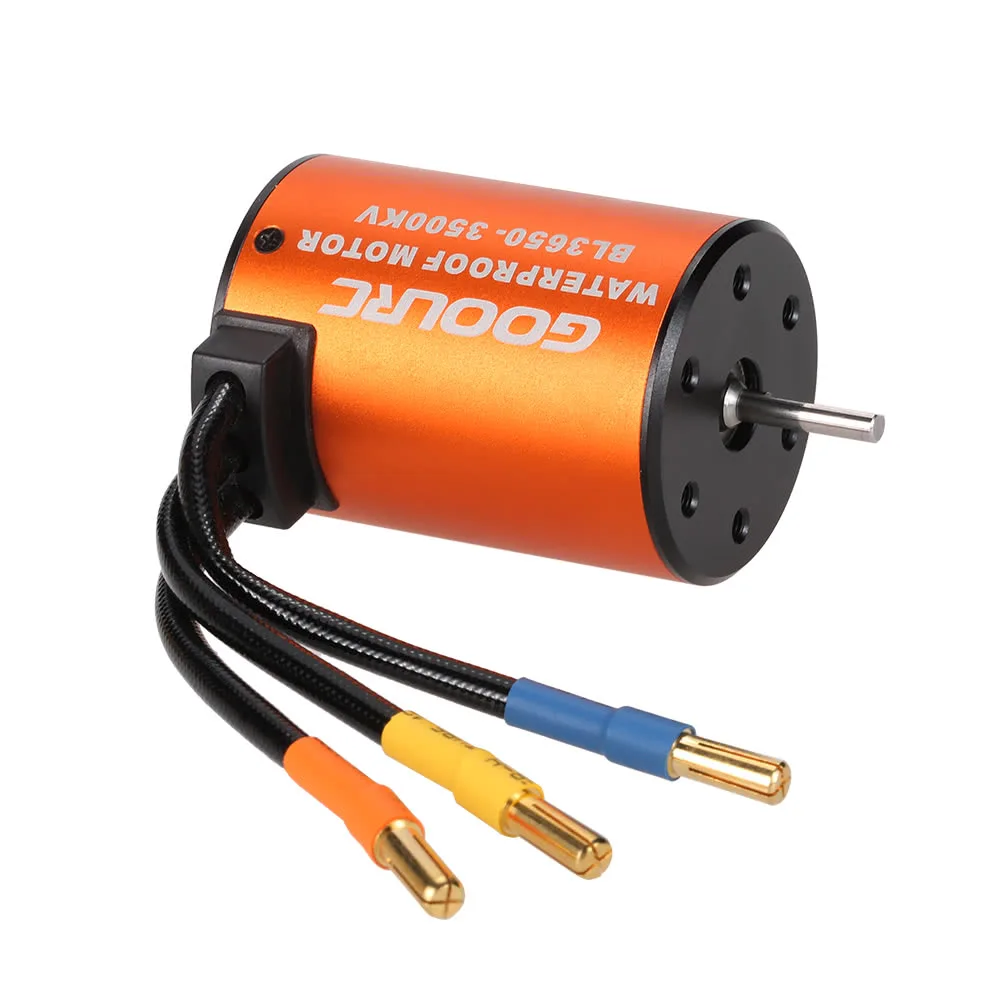 GoolRC Upgrade Kit Waterproof 3650 3500KV Brushless Motor with 60A ESC Combo Set for 1/10 RC Car | Игрушки и хобби