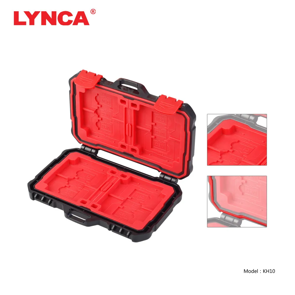 LYNCA Large Waterproof 24 Slots Memory Card Carrying Cases Anti-shock Holder Storage SD SDHC SDXC and Micro TF Cards |