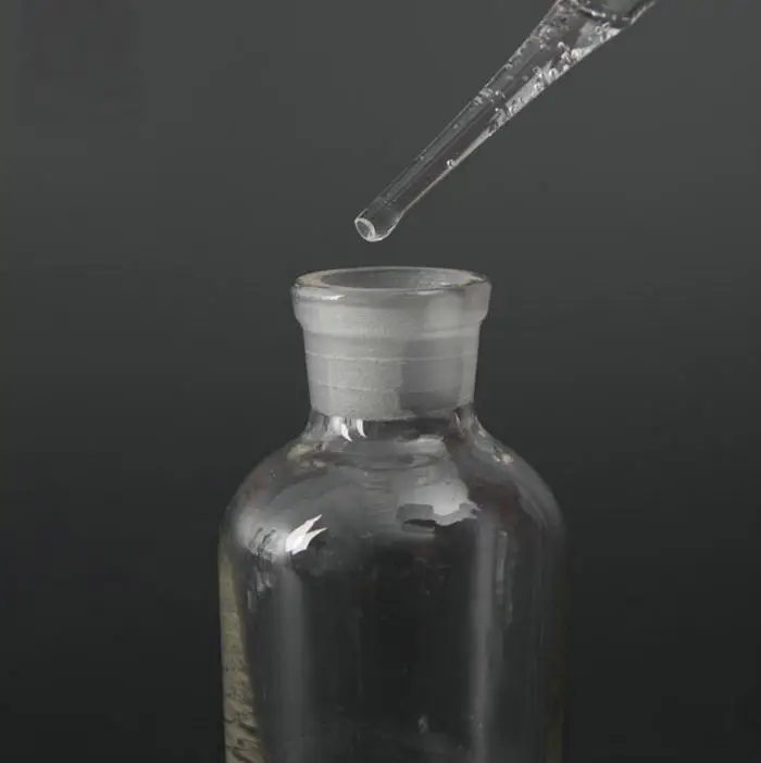 Прозрачная стеклянная бутылка 30 мл лабораторная бутылка-капельница с реагентом