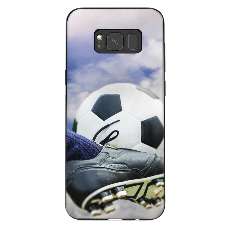 B10 Силиконовый чехол для телефона Футбол футбольный мяч для samsung Galaxy A3 A5 A6 A7 A8 A9 A10 A20 A30 A40 A50 A70 M10 M20 M30 M40 J6 крышка - Цвет: B10