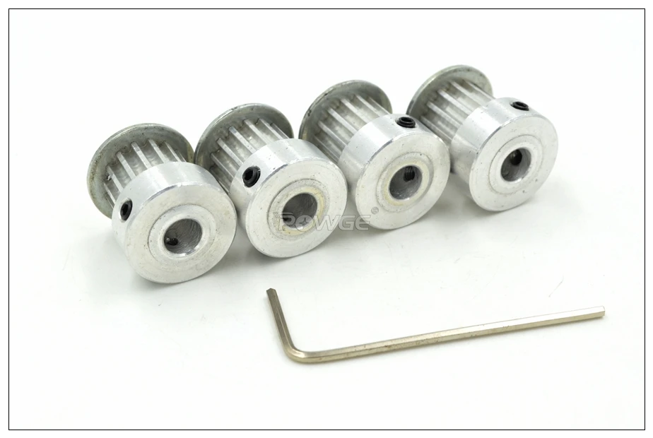 POWGE 10pcs 14 Teeth 3M Timing Belt Pulley Bore 4/5/6/6.35mm Fit Width 10mm HTD 14T 14Teeth HTD3M CNC Machine | Обустройство дома