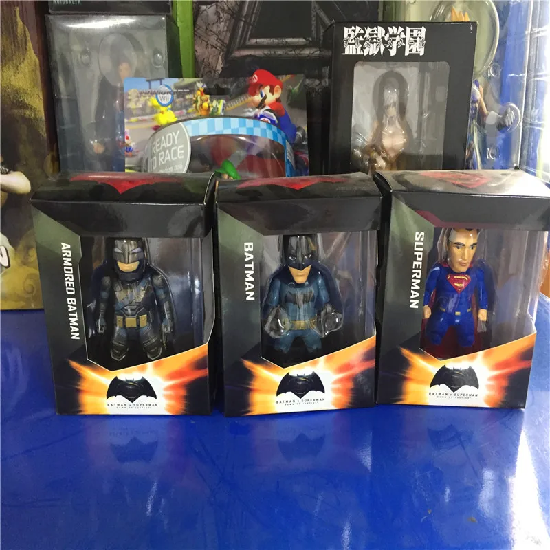 DC Бэтмен и Супермен бронированный 9 см/3 5 &quotМини Фигура Дети Наций Бесплатная