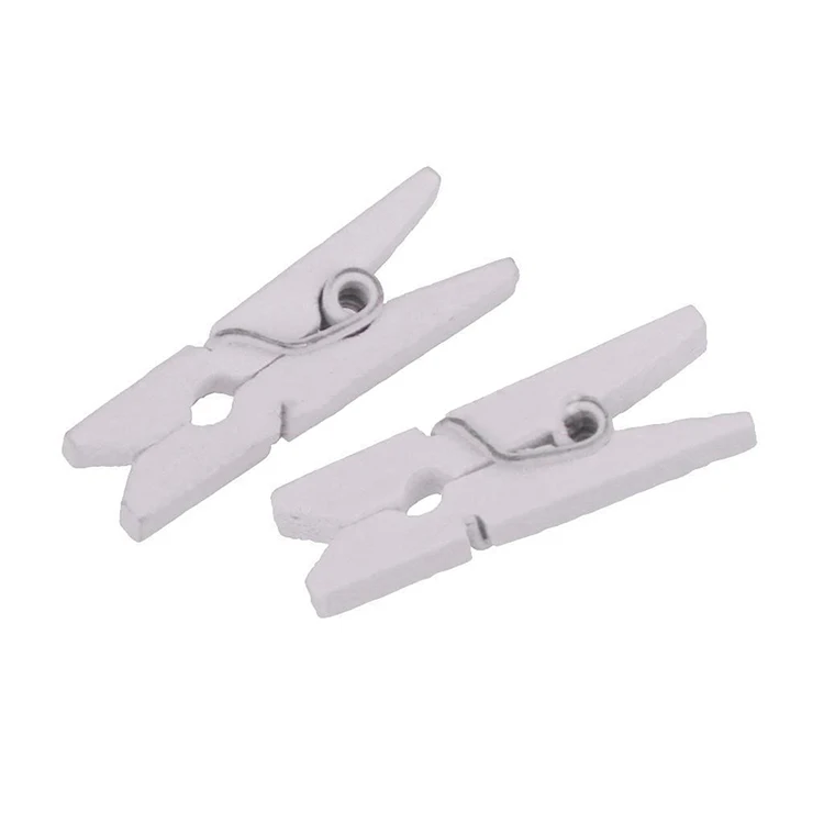 

50 Pcs Natural Color Wooden Clothespin Clips DIY Decor Album Photo Picture Paper Memo Pegs Craft Kids Scrapbooking Clip