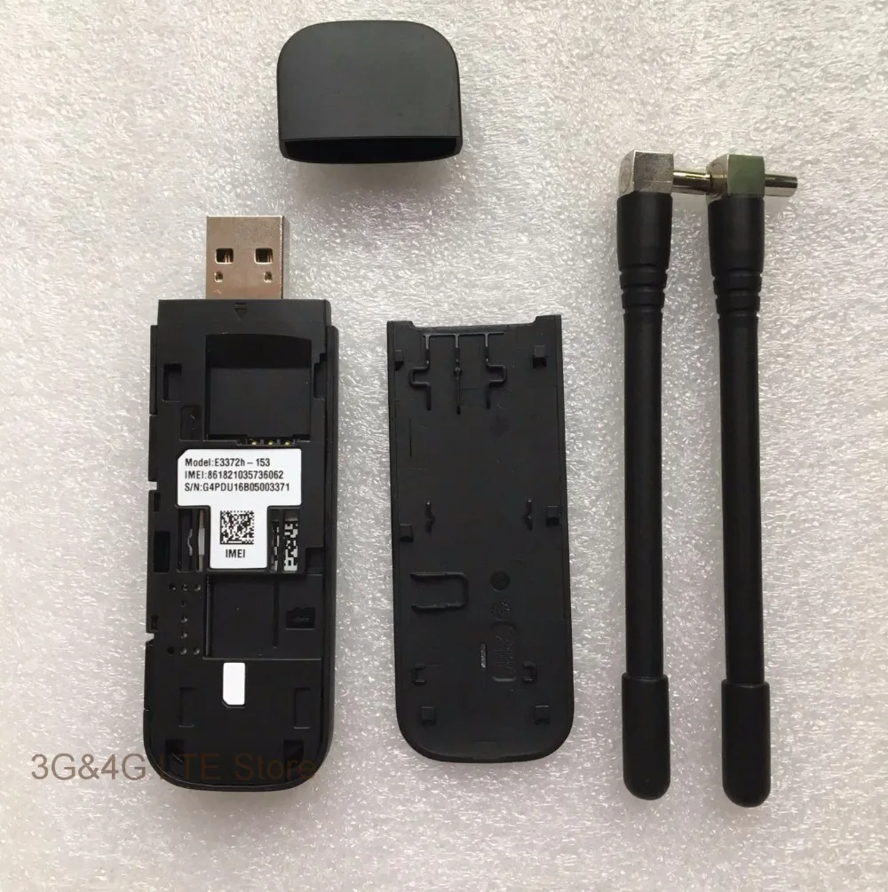 Разблокированный HUAWEI E3372 антенна модем с USB разъемом на 150 Мб/с 4G LTE поддержкой Wi Fi