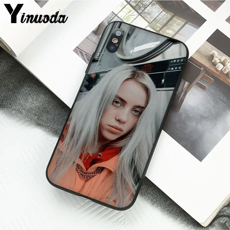 Yinuoda Billie Eilish 13 девушка чехол для телефона для iphone 11 Pro Max 6S 6plus 7 8plus X Xs MAX 5 5S XR