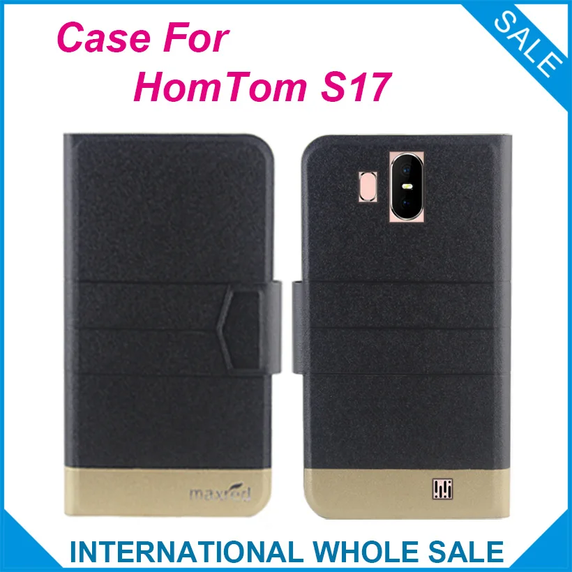 Оригинал! HomTom S17 чехол 5 цветов модный роскошный Ультратонкий защитный кожаный