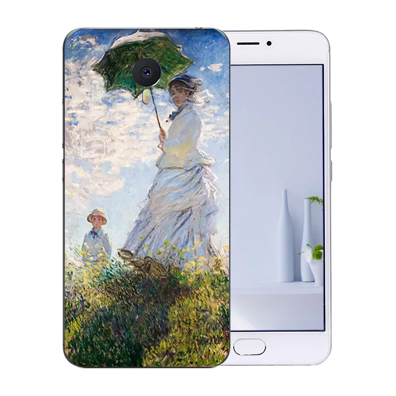 Для Meizu M3 Note чехол Мягкая задняя крышка Ван Гог узор для Blue Charm 3 Чехлы телефона